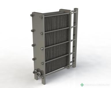 Оборудование для переработки и хранения молока - МОЛКОМ Охладитель пластинчатый типа ООЛ 