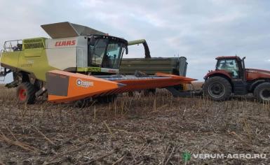 Жатки и оборудование для комбайнов - ORANGE SEED Жатка для уборки подсолнечника ОSFH9800 9,8 метра с адаптером 