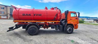 Специальные автомобили - КАМАЗ 53605, Ассенизатор (вакуум) 12 к.м., рестайлинг 2 4х2, насос КО-510, кондиционер