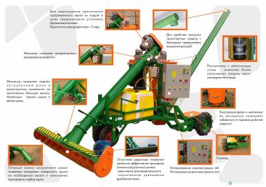 Протравливатели зерна и семян - БЕЛАМА ПЛЮС ПСК-15А с системой аспирации ПСК-15А