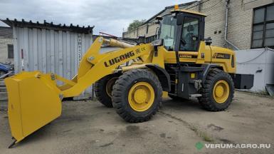 Фронтальные погрузчики - LUGONG 946L джойстик, быстросъем, кондиционер