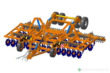 Дискаторы - БЕЛАГРОМАШ БДМ 6х4-0,9 со спиральным катком и необслуживаемыми корпусами