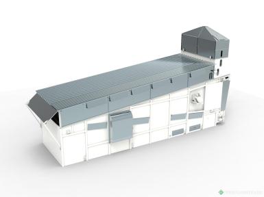 Зерносушильное оборудование - ASM-AGRO Конвейерная зерносушилка ASM-AGRО-22 без горелок