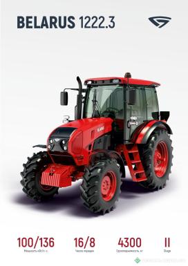 Колесные тракторы - BELARUS 1222.3 838