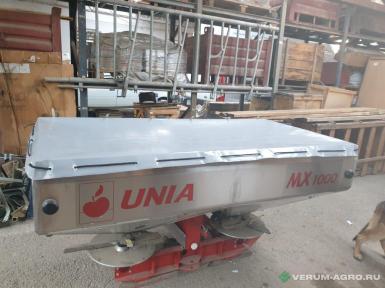 Разбрасыватели удобрений - UNIA MX 1000 SRS  Разбрасыватель минеральных удобрений навесной 
