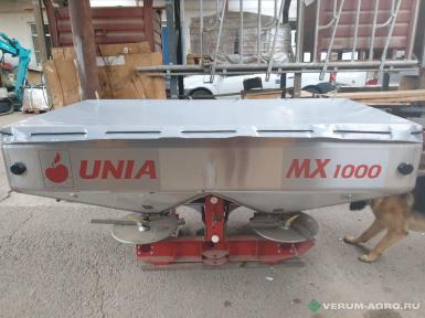 Разбрасыватели удобрений - UNIA MX 1000 SRS  Разбрасыватель минеральных удобрений навесной 