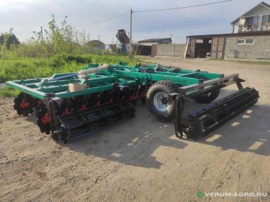 Дискаторы - БДМ-АГРОЦЕНТР Борона дисковая БДМ 6х4 ПГ спиральный/планчатый опорный каток