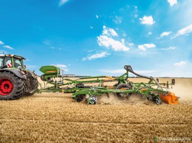 Культиваторы - AMAZONE Культиватор прицепной мульчирующий Ceus ,  4000-2TX, Каток DW