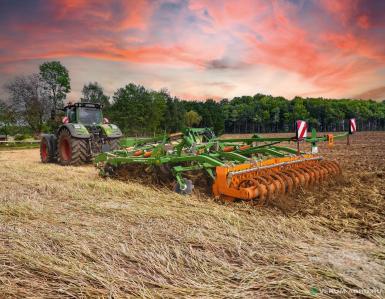 Культиваторы - AMAZONE Культиватор прицепной мульчирующий Ceus ,  4000-2TX, Каток DW