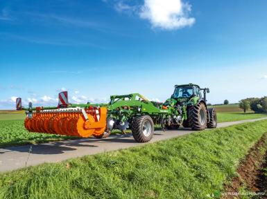 Культиваторы - AMAZONE Культиватор прицепной мульчирующий Ceus ,  4000-2TX, Каток DW