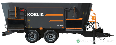 Кормораздатчики-смесители - KOBLiK Смеситель-раздатчик кормов MV 250, рамная конструкция с 4-мя выгрузными окнами