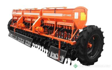 Сеялки - АГРО ГРУПП ВЕСТ СЗ-5.4  Редуктор, пальцевые загортачи, маркерная система