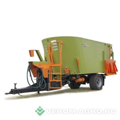 Кормораздатчики-смесители - БЕЛАГРОМАШ СРКВ-13 объем бункера 13 м3 и двумя вертикальными шнеками