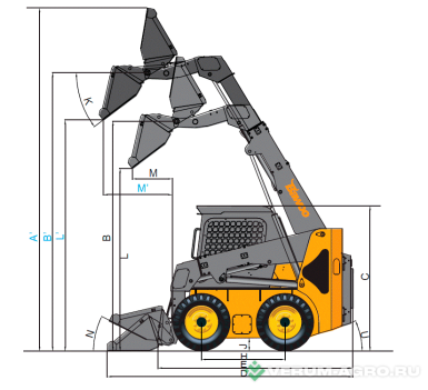 Мини-погрузчики - BAWOO BAWOO M50 
