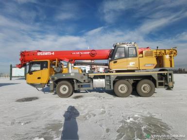 Специальные автомобили - SANY STC250T5-4 Автокран (25 т, стрела 34 м), DDP: Санкт-Петербург