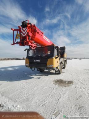 Специальные автомобили - SANY STC250T5-4 Автокран (25 т, стрела 34 м), DDP: Санкт-Петербург