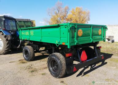 Прицепы для с/х техники - БОБРУЙСКАГРОМАШ 2ПТС-6,5 Прицеп тракторный с  надставными бортами