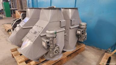 Транспортировка зерна - АГРО-ЦЕНТР Клапан перекидной Ø200, Ø260,  Ø300 механический и с электроприводом