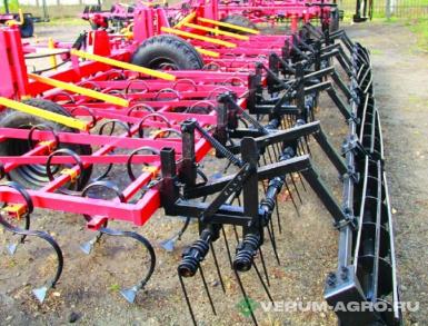 Культиваторы - АГРОПРОМТЕХНИКА КУЛЬТИВАТОР  КППК-6,0 рама 4-х ряд., выравниватель, S-обр. стойка