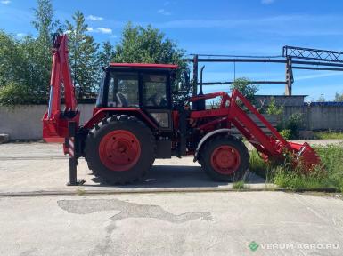 Колесные тракторы - ЧЛМЗ Экскаватор погрузчик ЭО-2101 Челюстной ковш, смещаемая ось копания