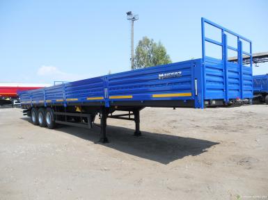 Полуприцепы - ТЗА 588513-0810230-07, ССУ 1350 мм, 3 оси PLANT, длина 13,6 м, г/п 32 т