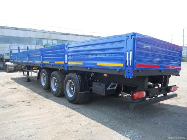 Полуприцепы - ТЗА 588513-0810230-07, ССУ 1350 мм, 3 оси PLANT, длина 13,6 м, г/п 32 т