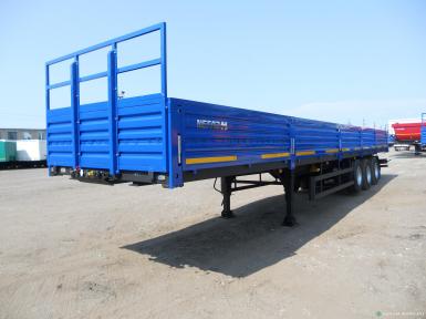 Полуприцепы - ТЗА 588513-0810230-07, ССУ 1350 мм, 3 оси PLANT, длина 13,6 м, г/п 32 т