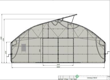 Теплицы - ИП МОСКВИТИН П.С. Теплица ПЛ 10м х 50м 