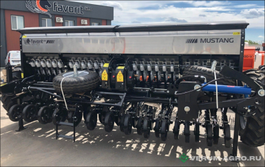 Сеялки - АГРО ГРУПП ВЕСТ MUSTANG-4000  Mini-Till, 26 ряда м/р15 см маркерная система, ТУ