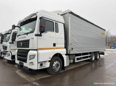 Грузовой автотранспорт - SITRAK C7H Бортовой с тентом, Шторник ORTHAUS PENTA WAVE (6х2