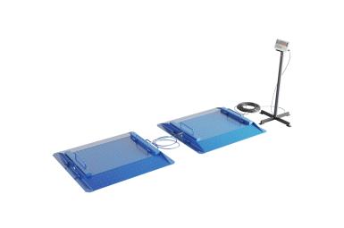 Автомобильные весы - ВАЛ Весы автомобильные подкладные ИСТОК-15-2П/10 кг (до 15 тонн/ось; 2 платф. 0,75 х 0,55 м)