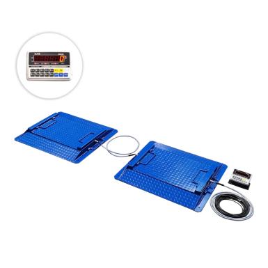 Автомобильные весы - ВАЛ Весы автомобильные подкладные ИСТОК-15-2П/10 кг (до 15 тонн/ось; 2 платф. 0,75 х 0,55 м)