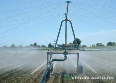 Дождевальные машины - IRTEC 44/50SL с 5-колесной тележкой для смещения полиэтиленового