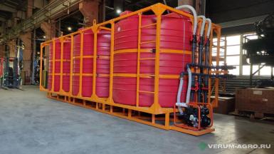 Транспортные кассеты - POLYTEAM Кассета с системой гидроперемешивания 18000 ( 3 Х 6000) PT-BA6000U-3-50GPSH в кузов 