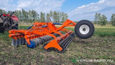 Бороны - БЕЛАГРОМАШ Борона дисковая складная  БДС-6х2П со сдвоенным катком