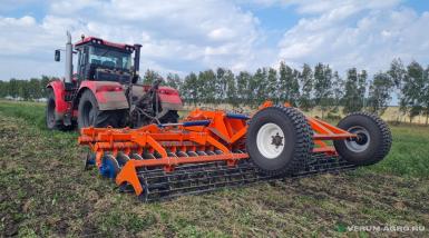 Бороны - БЕЛАГРОМАШ Борона дисковая складная  БДС-6х2П со сдвоенным катком