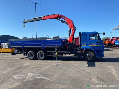 Специальные автомобили - КАМАЗ 65117 с КМУ Инман ИМ-320 