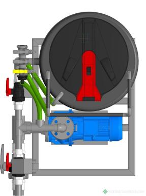 Растворные узлы - АЗОТ ИНДУСТРИЯ Премиксер-растариватель для СЗР АЗОТ Индустрия Нерж. сталь