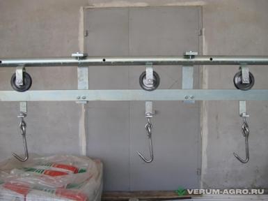 Оборудование для мясопереработки - ПОЛИПРОМ ПОДВЕСНОЙ ПУТЬ С КРОНШТЕЙНАМИ (ПОЛОСОВОЙ) 