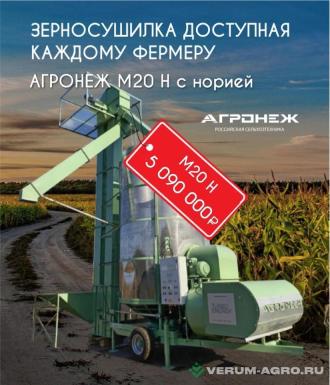 Зерносушильное оборудование - AGRONEZH М20 Н Мобильная зерносушилка