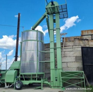 Зерносушильное оборудование - AGRONEZH М20 Н Дизельная горелка, Электропривод.