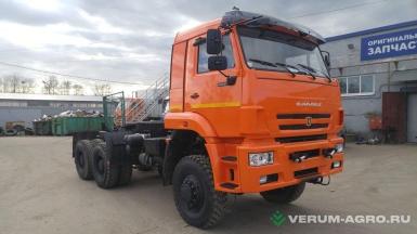Грузовой автотранспорт - КАМАЗ 65225-26014-53, тягач вездеход, 6х6,  двускатный, шины 12.00R20