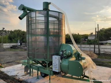 Зерносушильное оборудование - AGRONEZH М40 Мобильная зерносушилка Дизель/ Электропривод
