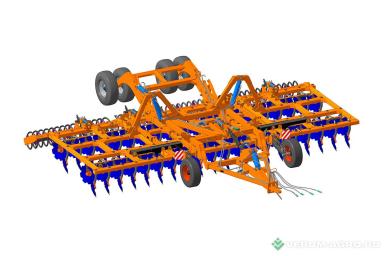 Бороны - БЕЛАГРОМАШ Борона дисковая модульная БДМ-8х4-0,9