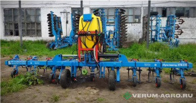 Культиваторы - АГРОМАШТАМБОВ Культиватор универсальный пропашной 6/9 (под ЖКУ) Складной, система внесения жидких удобрений