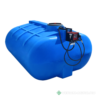 АЗС дизель-бензин - POLYTEAM Стационарная горизонтальная мини-АЗС 5000л (220В) PT-G5000-DT-220V