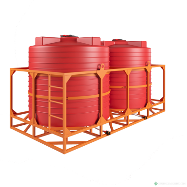 Транспортные кассеты - POLYTEAM Транспортная кассета с полным сливом 12000л PT-BA6000U-2-50