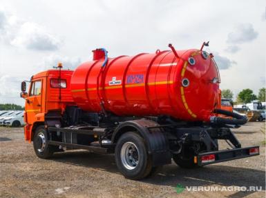 Коммунальные машины - МЗ КОММАШ Вакуумная машина КО-529-13, КАМАЗ-43253