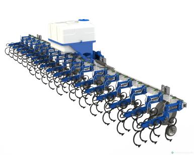 Культиваторы - AGROKRAFT Роботизированный Культиватор междурядный ГЕЛИОС 8х70 с точным наведением EXACT и ГРАН 1600