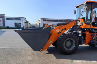 Фронтальные погрузчики - MASTER Колесный фронтальный погрузчик  WHL30 с гидр.БС, зерновым ковшом 2,5м3, стрела 4,2м